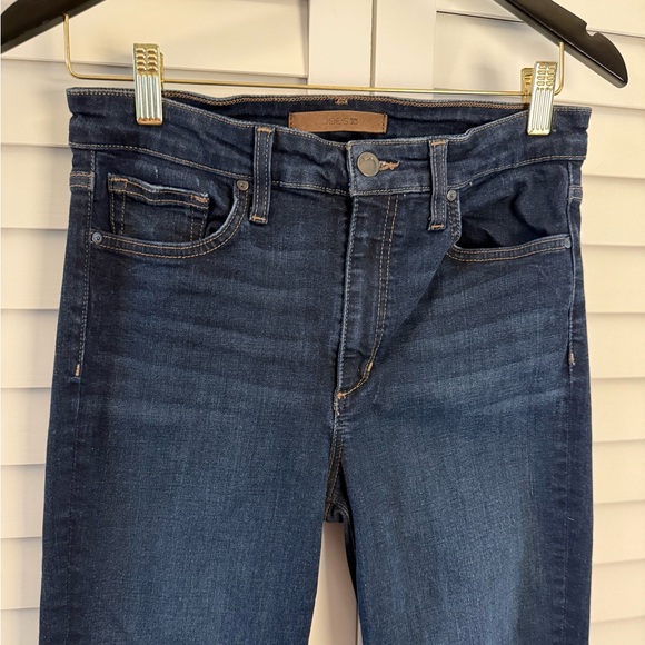 Joe's Jeans Women’s High Rise Skinny Ankle Raw Hem Dark Wash Jeans Size 29 - Picture 4 of 11